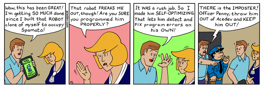 acedev comic, webcomic for Monday 04 Sep 2017
